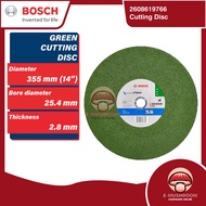 Bosch 14" (355mm) x 2.8mm [Green] Cutting Disc – 2608619766 | Metal Steel Cutting Wheel | High Perfo