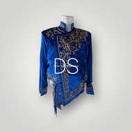 Solo velvet beskap Bca taqwo/ Solo velvet beskap biru