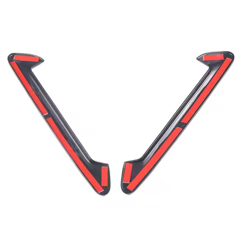 Car Side Fender Car Side Vent Air Flow Fender Intake Sticker Shark Gills Side Vent Cover Trim For BM
