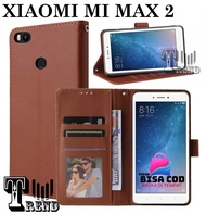 LEATHER CASE FLIP UNTUK XIAOMI MI MAX 2 - FLIP WALLET CASE KULIT UNTUK XIAOMI MI MAX 2 - CASING DOM