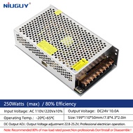 DC 12V 24V LED Power Supply AC Mute Lighting Transformers 250W LED Light Driver Power Adapter