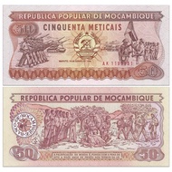 Africa-Brand New UNC Mozambique 50 Medical Banknotes Foreign Coins 1986 P-129bqnkm6018