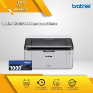 Brother HL-1110 Single Function A4 Monochrome Laserjet Printer / Brother TN-1000 Toner / Print Only