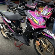 Striping Sticker Sticer Decal Decal Printer Honda Motor BEAT Esp Fi New Latest Cool Motif Colordelux