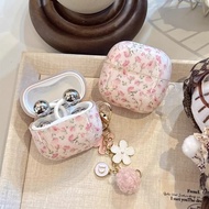 For Huawei freeclip2 earphone protective case small fresh full screen pink floral FreeBuds7i/6i/5i p