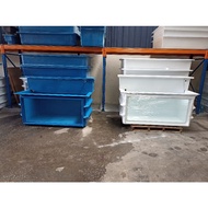 Fiberglass Tank with side mirror L5'xW2.5'xH2.5' + Long Filter Box L5feet