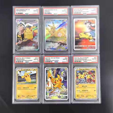 DIY PTCG Rating Card Collection Cards POKEMON JAPANESE CHINESE CBB1 SM PROMO CAPTAIN PIKACHU 10Point