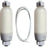 2 Pack Bidet Water Filter with DMT Pipe, Filter for Electric Bidet Toilet Seats