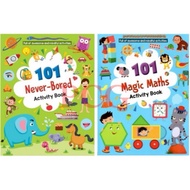 101 Never-Bored Activity Game|Magic Maths Activity Book|Full Of Awesome Fun Activity Book/ Buku Mate