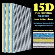 15D Reusable Aquarium Biochemical Filter Sponge Foam 15 Layer Fish Tank Water Bio Filter Media Cotto