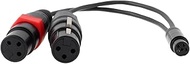 Briny River Mini-XLR 5Pin TA5F to 2X XLR 3Pin Adapter Cable Compatible with Presonus HP2 Headphone A