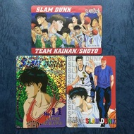 SLAM DUNK no.1 男兒當入樽  元祖閃SET系列 閃咭+貼紙咭 動畫 Card/咭/卡 共3張. 