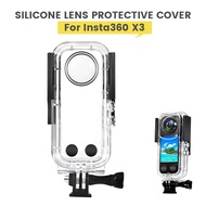 【konouyo】Silicone Lens Protective Cover Dive Housings Shell For Insta 360 X3 Waterproof Case For Insta360 ONE X 3 Action Camera Accessories