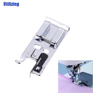 UTZN Overlock Vertical Presser Foot For Sewing Machine Brother Janome Snap On Foot