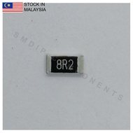 10PCS Taiwan-Grade 8.2R ±5%, 1206 SMD Resistor (8R2)