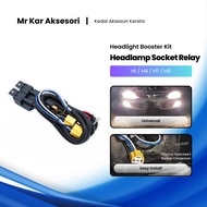 Car H1,H4,H7,H11 Headlamp Headlight Socket Relay -Universal