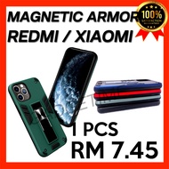 Redmi Note 11s 11 Pro/Redmi 10 9T 9A 9C Note 9s 9 10 10s Pro Mi Poco X3 F3 Mi 11T Pro Magnetic Armor Case