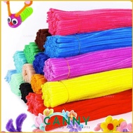 100Pcs Glittle / Filament Twist Tie/ Kawat Bulu / Kawat DIY Bunga/Chenille Stems/Dawai Jong/Dawai Bu
