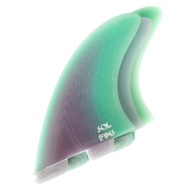 Sol Fins Surfboard Fins Thruster Three Fin Set FCS 2 Compatible Hand Foiled Full Fiberglass