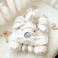 B.Chou bear 2-in-1 newborn baby pillow set - Removable pillow - Anti-startle, helps baby sleep well
