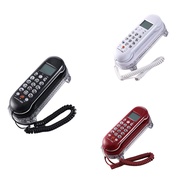 【cara digital goods】Crystal Base Mini Telephone Fixed Landline Phone B365 Small Wall Mounted Phone I
