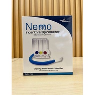 Nemo Incentive Spirometer 3 Ball Respiratory Exerciser Capacity 600ml -12000ml/Sec