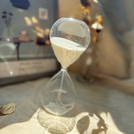 Tears Queen 30min White Hourglass ins Korean Drama Reverse Modern Glass Product Timer