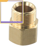 <SWEETBB>M22 15mm Male Thread to M22 14mm Female Metric Adapter Pressure Washer Brass