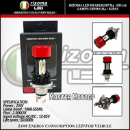 RIZOMA LED Headlight H4 DD116 H4 Headlight Fan 25watt 2 sides 4 led Rizoma Fan H4 fan bulb CHIPS pre
