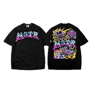 [Factory outlet] MSTR CO. - RACING COLLECTIONS "FLAMES" Men T-Shirt (Black) Filipinos own clothing s
