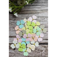 paper therapy ASSTD FLOWER DIECUTS IN CARDSTOCK