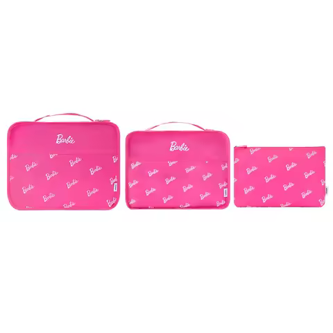Barbie Storage Bag Clothing 3 Pcs Travel Packing Organizer Wardrobe Clothes Pouch Luggage Compressio
