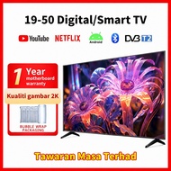 Digital TV 22 24 Inch LED TV DVBT2 32 40 43 50 55 Inch Smart TV Android 14.0 Bluetooth Netflix