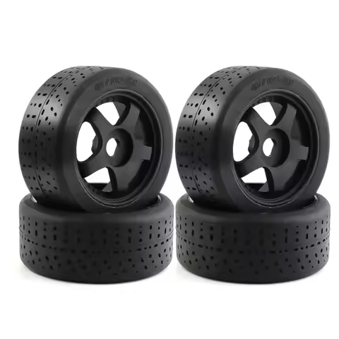 4Pcs 100X42mm 5-Spoke Tire Tyre 17Mm Wheel Hex for Arrma 1/7 Infraction Felony Limitless RC Car Upgr