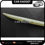 Honda City GM2/3 2008-2013 Rear Bonnet Wing Lip Spoiler Rear Wing Decoration Carbon Fiber Car Auto A