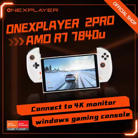 OneXPlayer 2 Pro Onexplayer AMD Ryzen 7 7840U Wins Gaming Console Portable Mini PC Laptop Notebook T