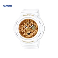 Casio BGA-195M นาฬิกาสปอร์ตแฟชั่นอินเทรนด์กันน้ำสำหรับสุภาพสตรี BABY-G Watches BGA-195M-7ADR