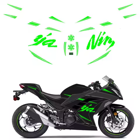 For NINJA250 NINJA300 EX300 NINJA 300 Ninja Motorcycle Accessories Fairing Sticker Whole Car Sticker