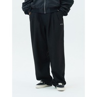 [JAMIE WEST] Essential 3-Tuck Wide Pants (BK)