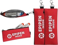 YOUSHARES EpiPen Carrying Bag - Portable Epipen Holder, Epipen Carrier Medical Emergency Bag, Inject