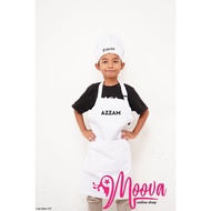 CHILDREN'S APRON CHILDREN'S APRON CUSTOM NAME EMBROIDERY