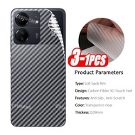 Poco C65 2023 3D Back Carbon Fiber Phone Screen Back Film for Poco C65 C 65 65C PocoC65 2023 Translu