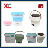 Foldable Washing Machine Large Capacity Mini Dehydrated Fully Automatic Dormitory Portable Mini Wash
