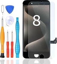 LL TRADER Display for iPhone 8 LCD 4.7 Inch FHD Replacement 3D Touch Digitizer Set Black (for Models