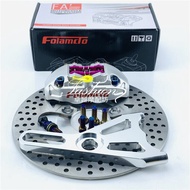 Flandor Brake Caliper Small Radiation Electric Vehicle Disc Brake Universal Fixed Disc 220 Ghost Fir