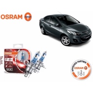OSRAM Night Breaker Laser H4 Headlight Bulb for Mazda 2 Hatchback & Sedan DE 2nd Gen 2010 - 2014