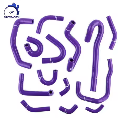 SPEED&COOL For Nissan Skyline GTR R32 BNR32 R33 BCNR33 R34 BNR34 RB26DETT 2.6L Twin Turbo Silicone R