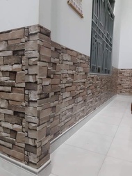 Giấy dán tường TƯỜNG GẠCH khổ 45cm x 10m có keo sẵn
