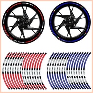 ❧ ☢ ☸ 17inch 18 inch mags sticker for motorcycle wheel rim reflective decals