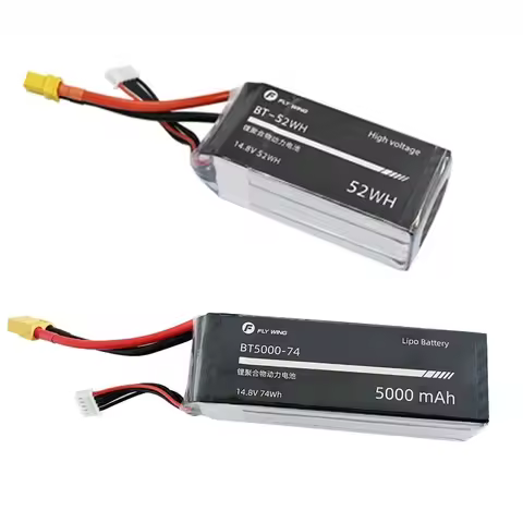 For Flywing 74WH 5000mAh 3000mAh 4S 14.8V Lipo Battery For FLYWING FW450L V2.5 V3 Helicopter